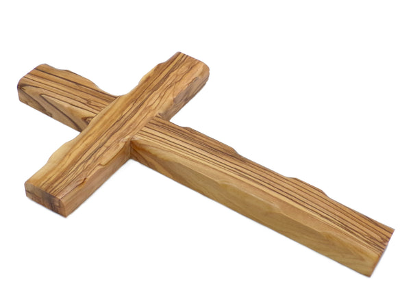 Wall Cross, Crosses from Bethlehem, 6'' - 16 CM, Holy Land. Olive Wood Crucifix. Hanging Home Decor. Gift for Godparents, Grandchildren, New House, Christmas or Easter
