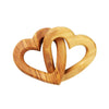 Olive Wood Connected Hearts | A Great Gift on Valentine, Engagement and Wedding