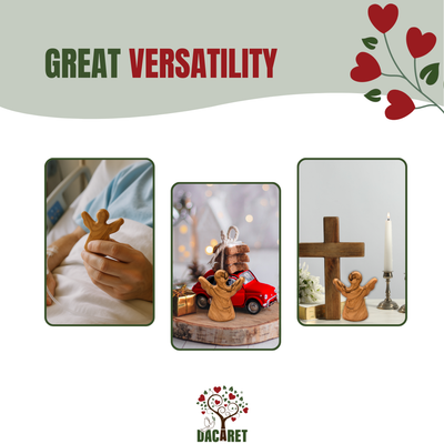 2.3” Personalized Olive Wood Guardian Angel